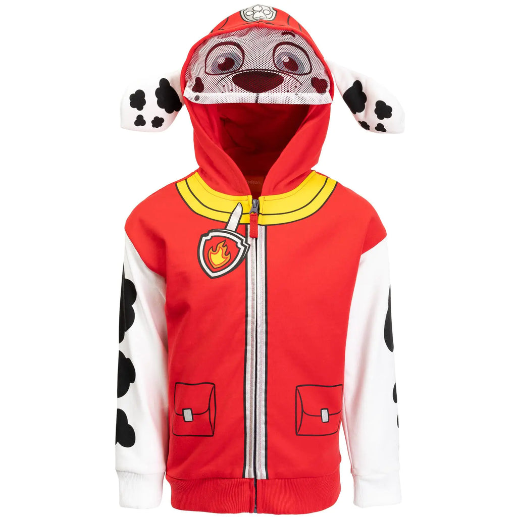 Paw Patrol Marshall Toddler Boys Fleece Zip Up Cosplay Hoodie 2T - My Store