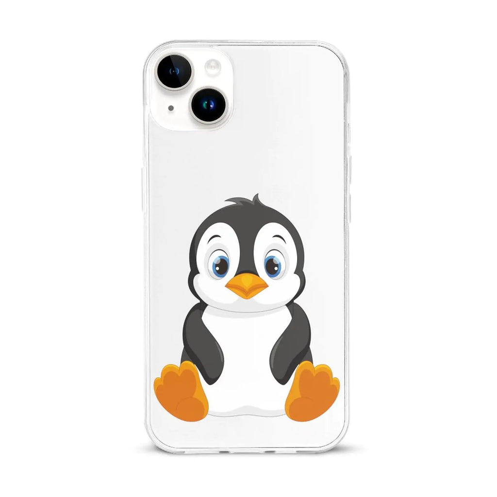 Niapessel Compatible with iPhone 15 Plus Case Cute Penguin Print Shockproof Protective Phone Cases Slim Thin Cover TPU for Women Men Boys Girls