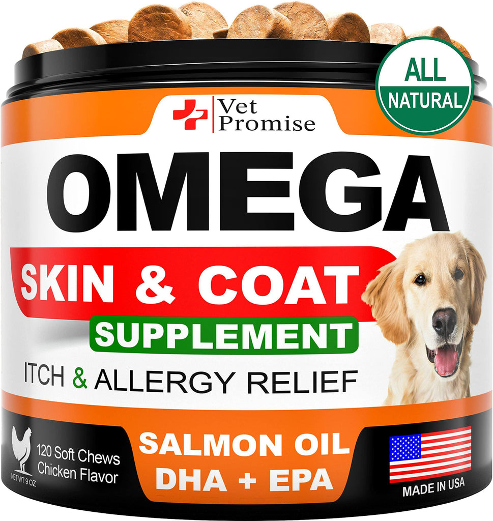 Omega 3 for Dogs   Dog Skin and Coat Supplement   Fish Oil for Dogs - My Store
