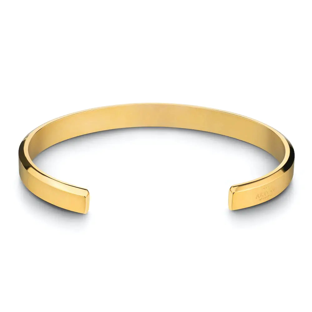 Alton of Sweden | Premium Cuff Bracelet for Men & Women | Stainless Steel Bangle Bracelet in Silver & Gold | Exclusive Jewelry Gift Box | Handcrafted