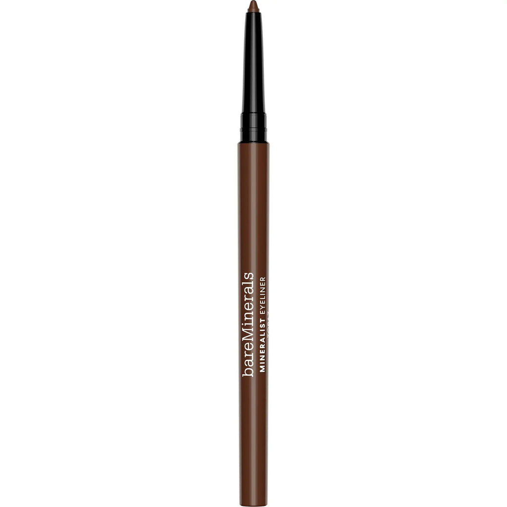 bareMinerals Mineralist Lasting Eyeliner Mineral-Based Waterproof Eyeliner Long-Lasting Blendable Color Safe for Waterline Retractable Vegan