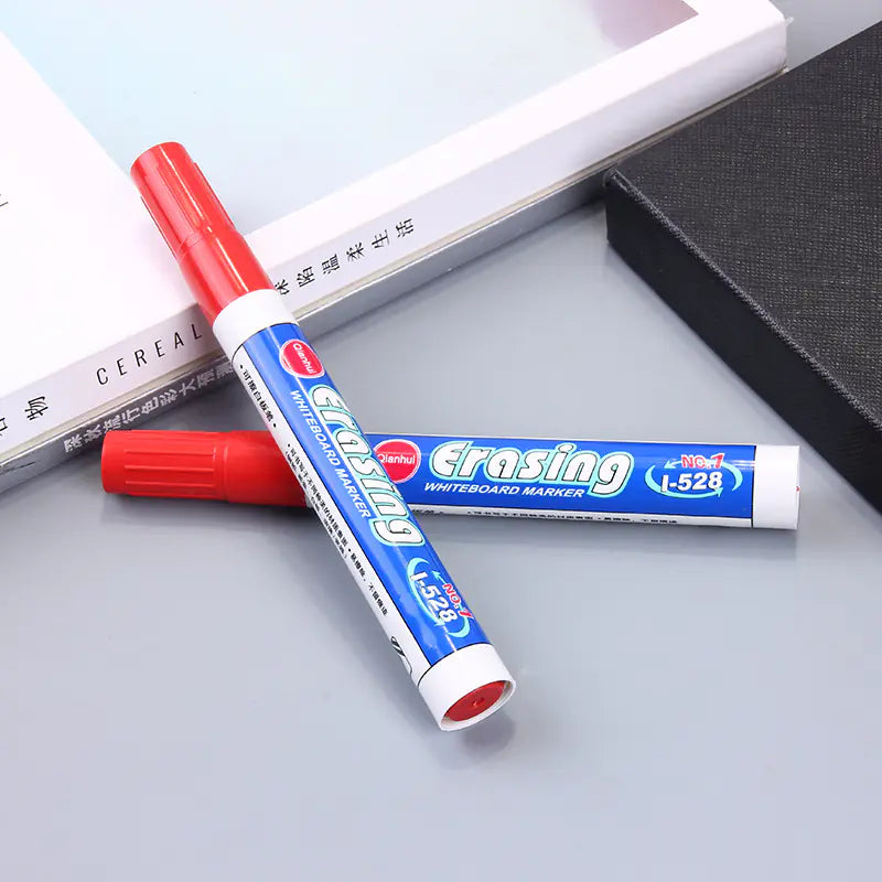 Erasable Black Whiteboard Markers for Office Use
