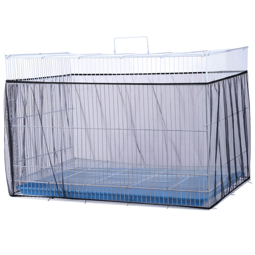 Mogoko Universal Bird Cage Seed CatcherSeed Catcher Guard Net CoverParrot Nylon Mesh Net CoverSoft Airy Cage Net Stretchy Skirt for Round Square Cages