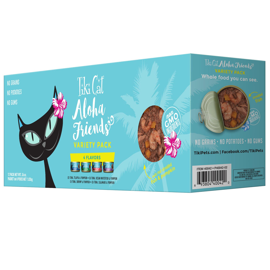 Tiki Pet Foods Cat Aloha Variety Pet Food (12 Pack) 3 oz