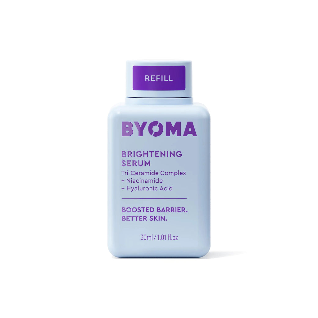 BYOMA Brightening Serum Refill - Barrier Repair Serum - Brightening & Hydrating Face Serum with Hyaluronic Acid Niacinamide & Ceramides - Hyaluronic Acid Serum For Face - 1.01 fl. oz Refill - My Store