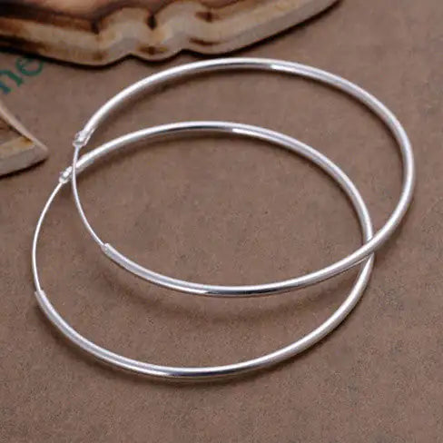 Hulamina Hoops 925 Sterling Silver Earrings
