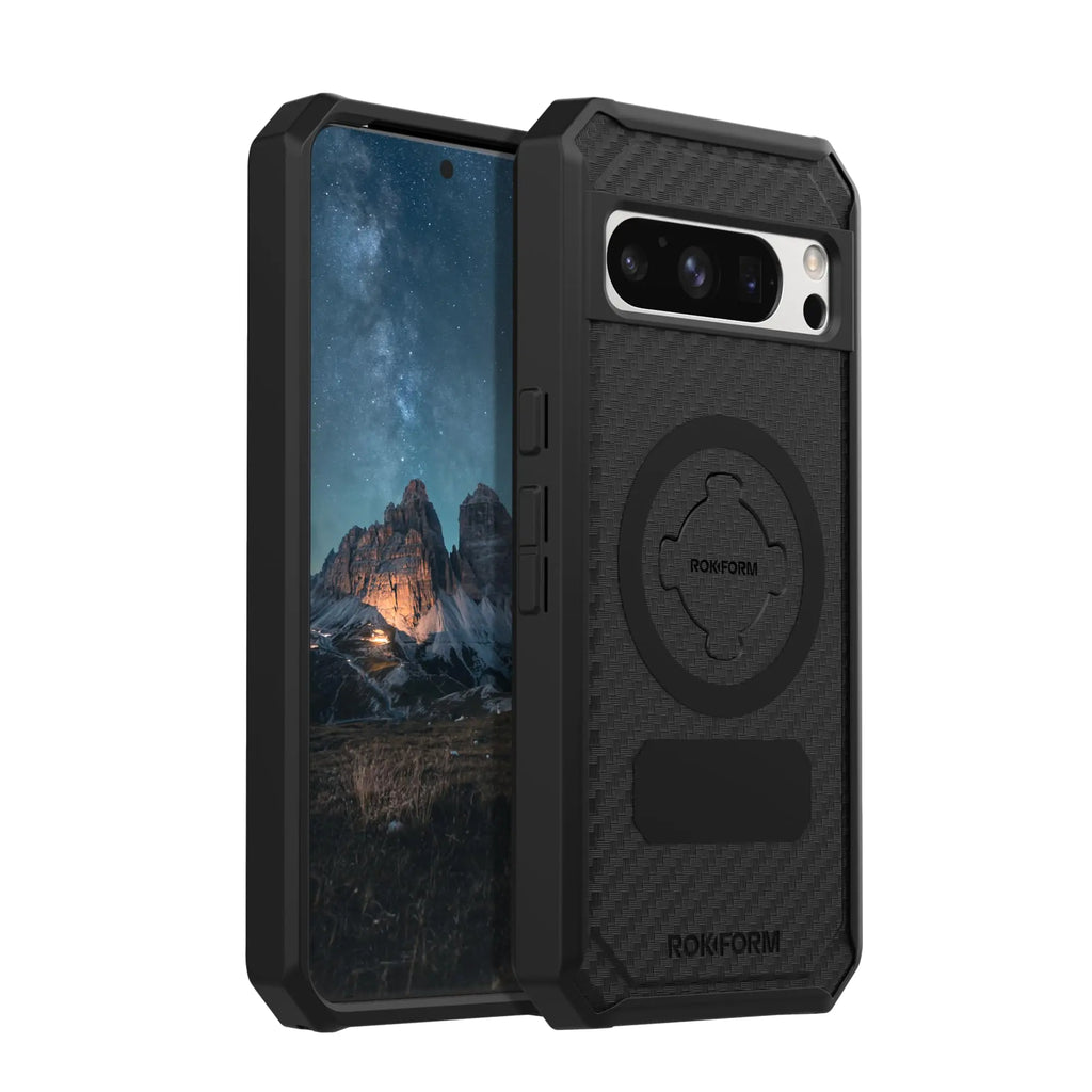 Rokform - Google Pixel 8 Pro Case Rugged Series Magnetic Pixel Pro 8 Case Drop Tested Armor (Black)