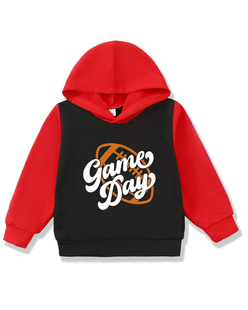 NZRVAWS Toddler Baby Boy Clothes 18-24 Months Dark Red Hoodie Long Sleeve Sweatshirt Fall Winter Little Boy Outfits Hoodie Clothing - My Store