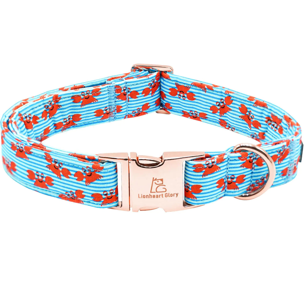 Lionheart glory Dog Collar Blue Stripe Dog Collars for X-Small Dogs Summer Boy Dog Collars Adjustable Duty Heavey Collar Puppy Collar Cute Collars