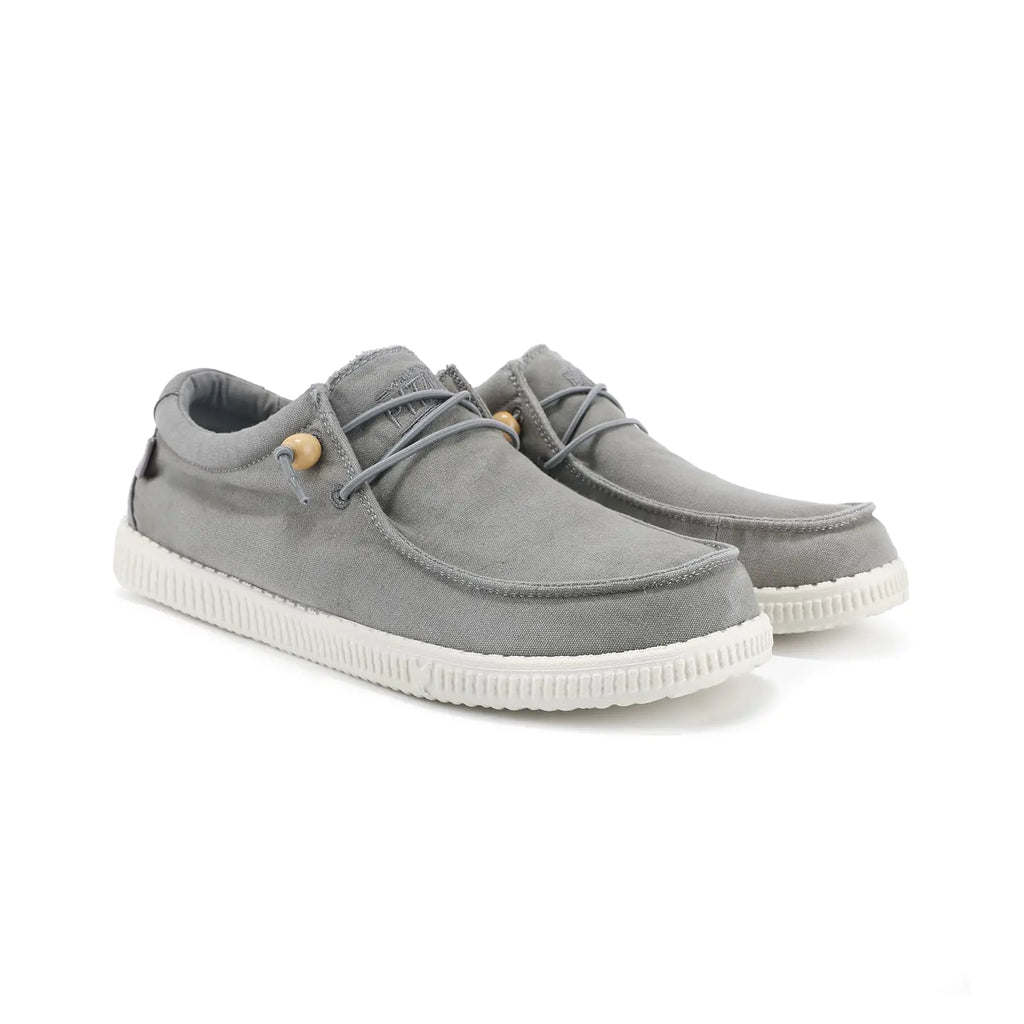 PITAS Mens Dani Loafers | Men’s Casual Shoes | Ultralight & Comfortable Slip-On Shoes for Men | Grey | Size 10