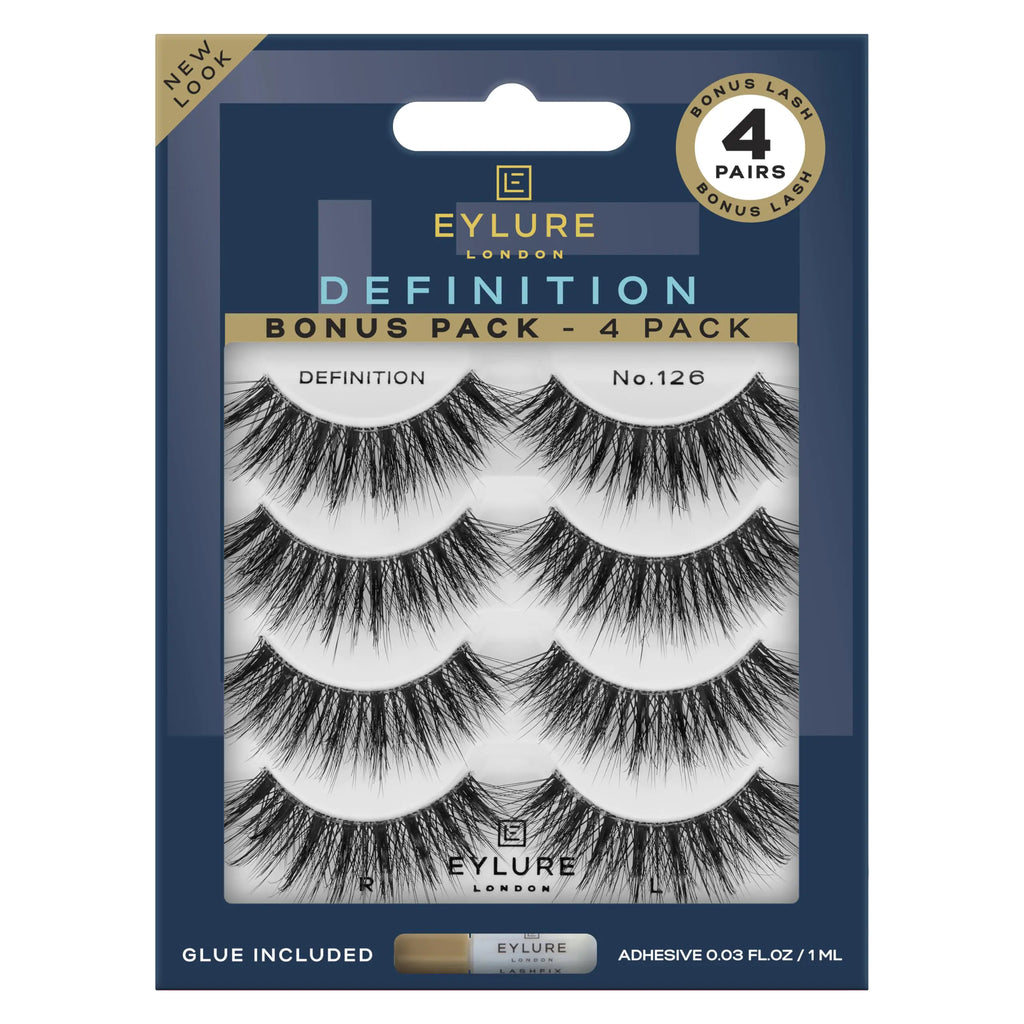 Eylure Dramatic Definition No. 126 Eyelashes Multipack 4 Pairs