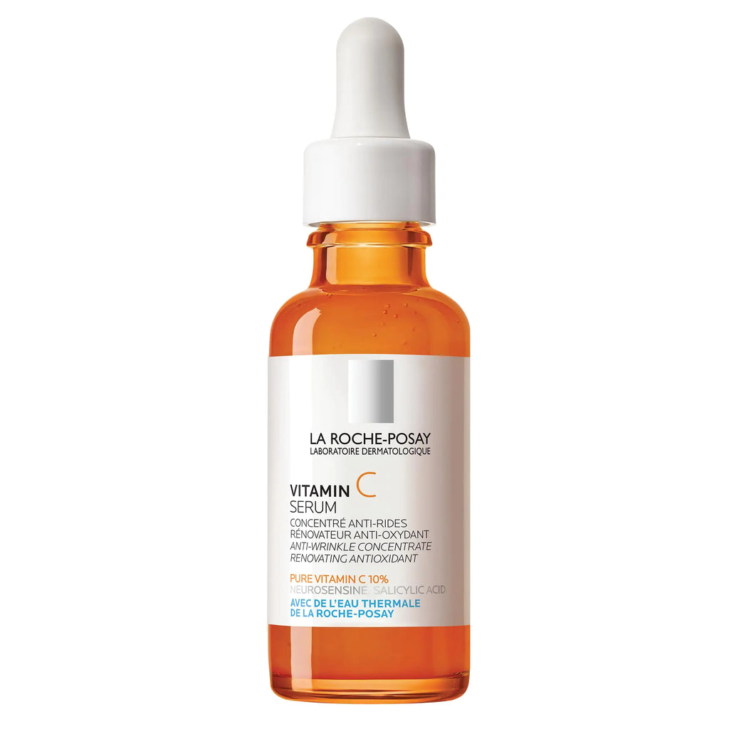 La Roche-Posay Pure 10% Vitamin C Serum For Face With Hyaluronic Acid & Salicylic Acid Hydrating & Brightening Serum Boost Radiance & Reduce Wrinkles Paraben Free