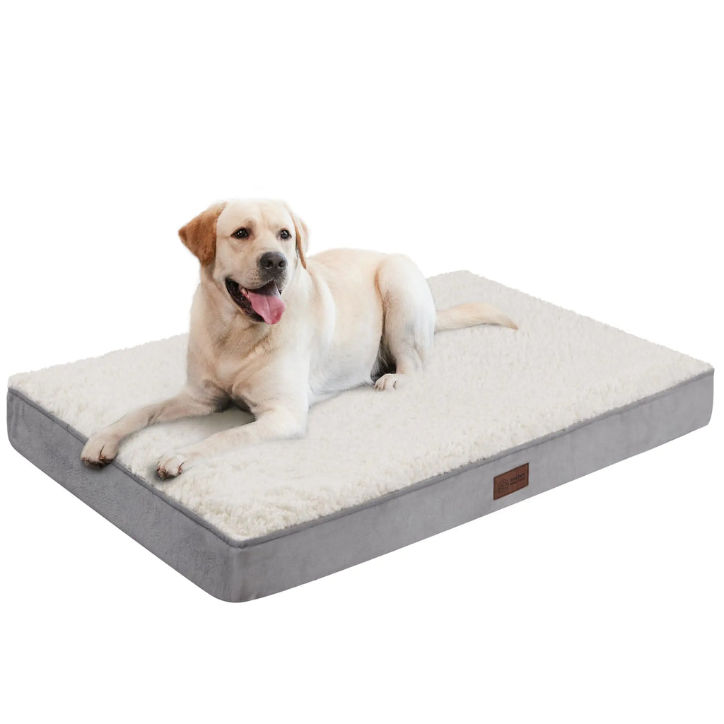 WESTERN HOME Dog Crate Bed 42" x 28" Orthopedic XL Dog Beds for Extra Large Dogs with Removable Washable Cover Waterproof Lining Dog Beds Large Sized Dog - My Store