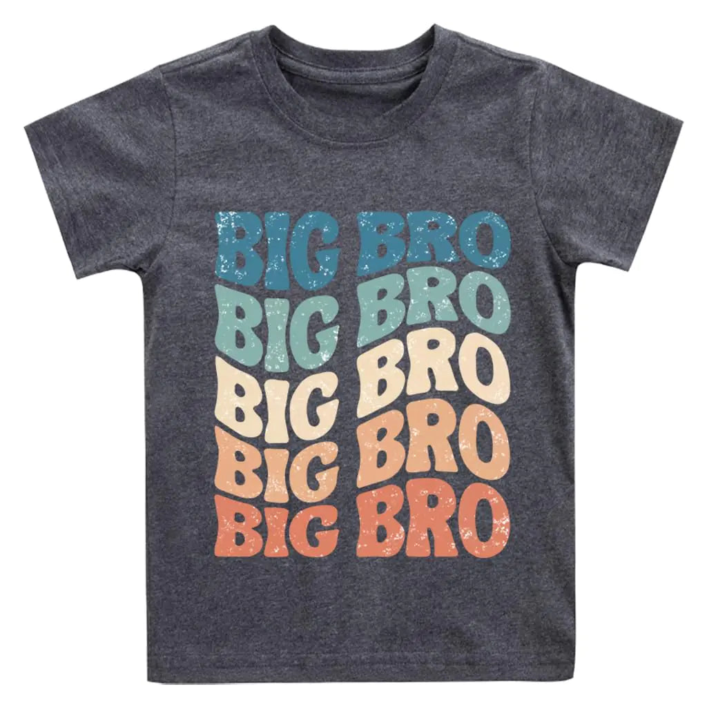 Big Brother Shirt for Little Boys Big Brother Announcement T-Shirt Baby Boys Brother Matching Tee Tops Outfit 1-2T - My Store