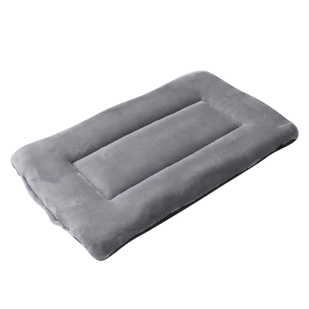 Dog Bed Plush Dog Crate Pad 22" x 13" Kennel Pad Machine Washable Entire Dog Crate Beds Double Sided Pet Bed