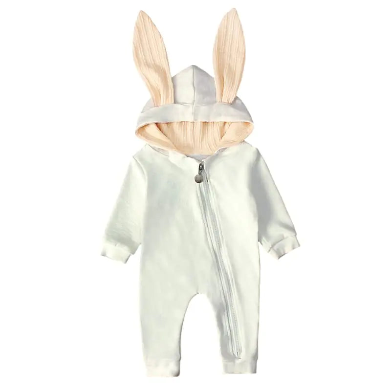 LUZOZEZO Infant Newborn Baby Boys Girls Cartoon Dinosaur Rabbit Halloween Outfit Hoodie Romper Jumpsuit Outfits Clothes - My Store