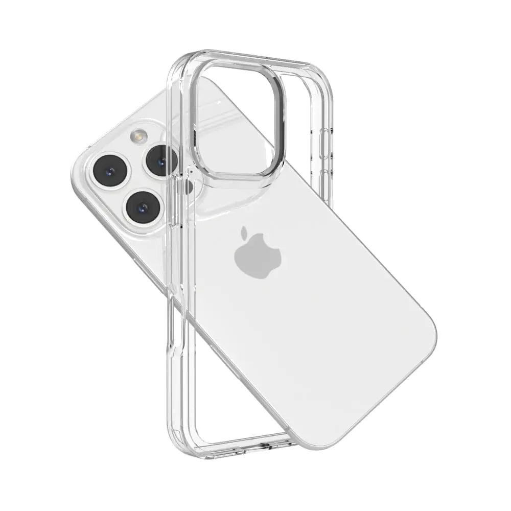 Wuwedo for iPhone 16 Pro Clear Bumper Frame No-Back Case Slim Fit Ultra-Light Anti-Yellowing Transparent Protection Phone Cover Case 6.3" 2024