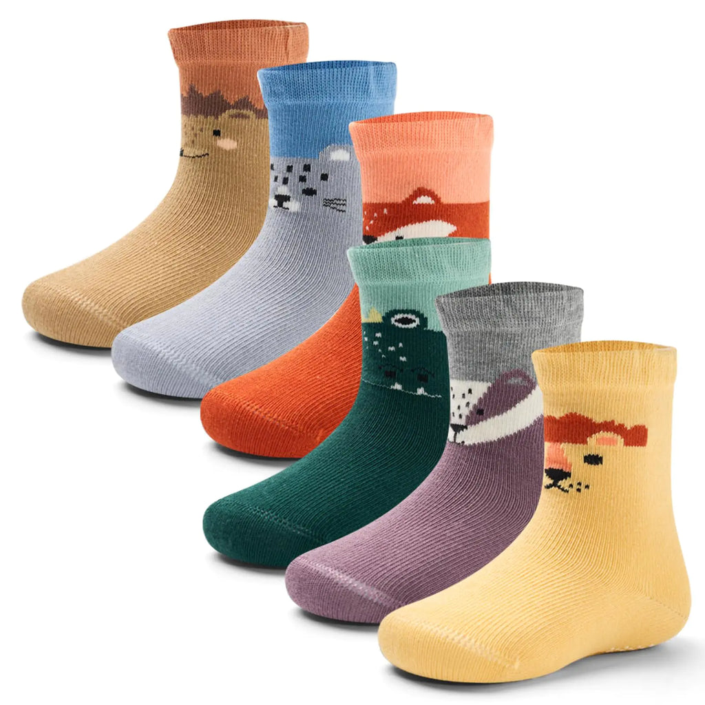 Socks for baby - Non Slip Cartoon Crew Socks
