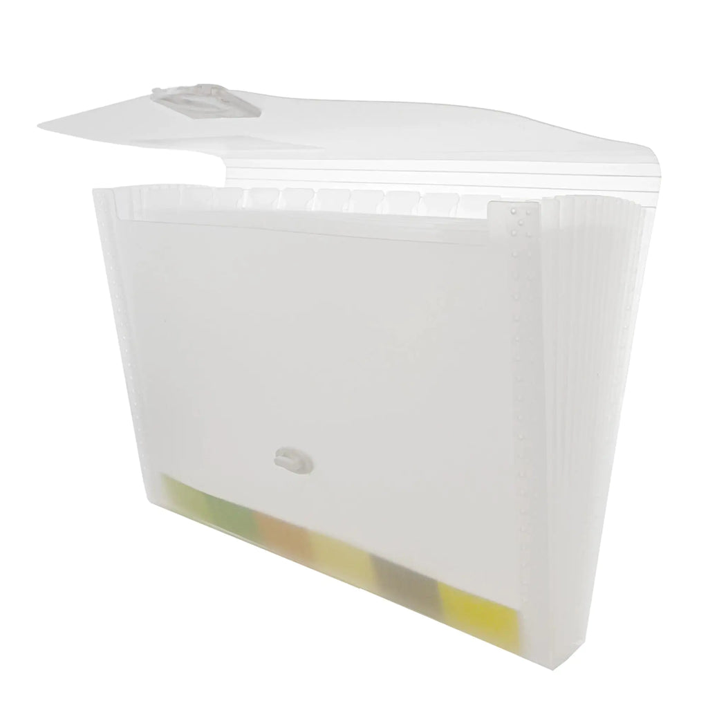 Expanding File Letter Size Translucent Poly 13-Pocket - My Store