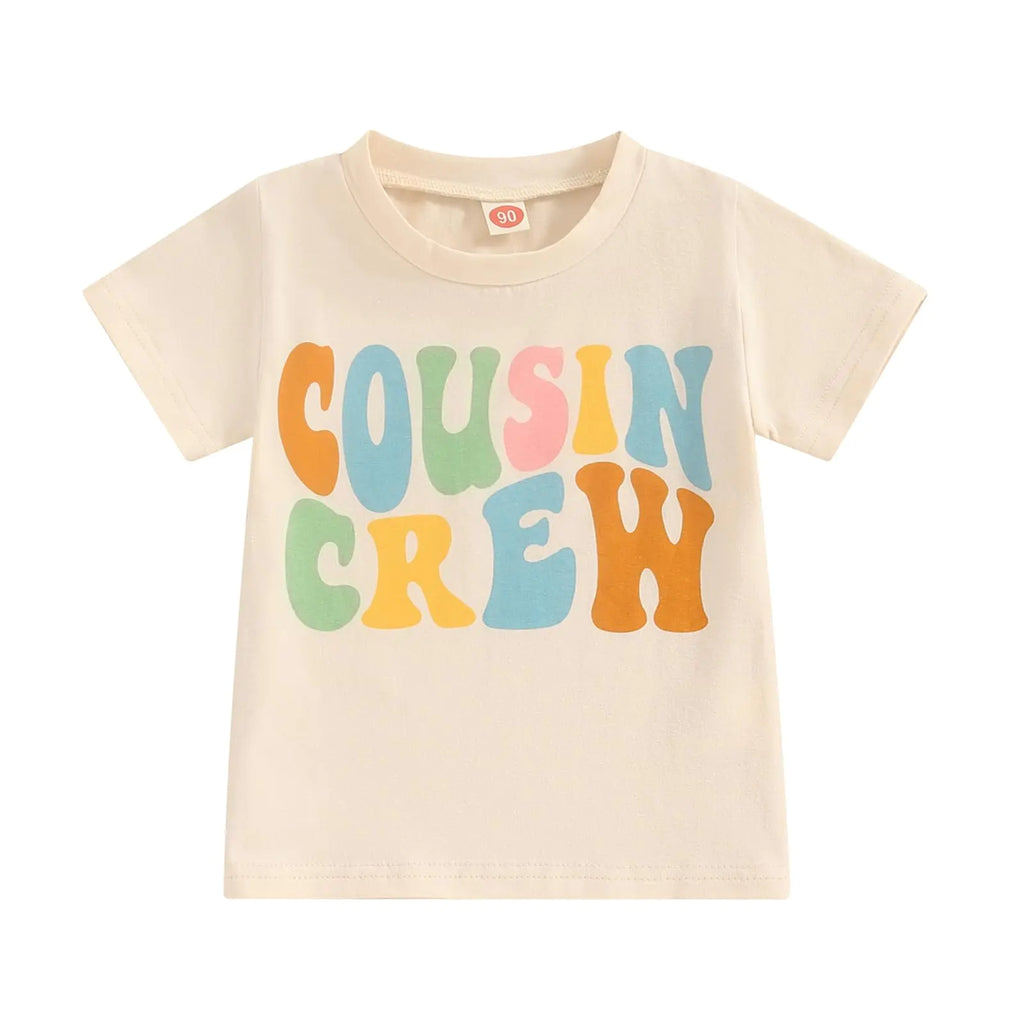 Cousin Crew Toddler Baby Boy Girl Big Cousin Little Cousin Matching Outfits T Shirt Top Summer Clothes Cousin Crew Tee 2-3T - My Store