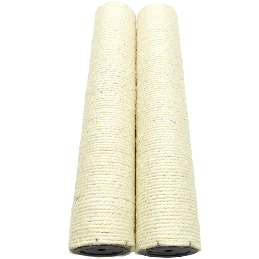 SHENGOCASE 2-Pack 23.6" L 3.15" Ø Cat Tree Replacement Post for Cat Tree with 3 Handwoven Basket Bed Cat Tower Accessories Replacement Pole