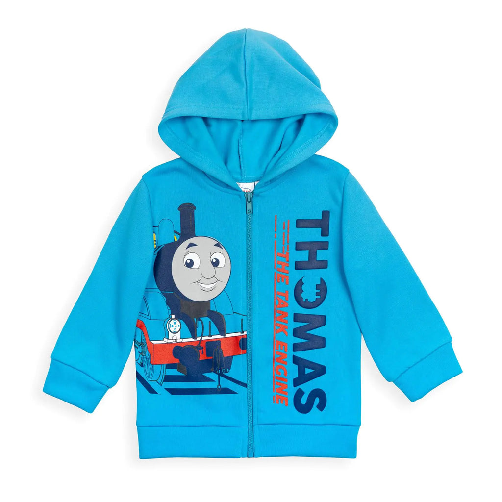 THOMAS & FRIENDS Tank Engine Toddler Boys Fleece Zip-Up Hoodie Thomas 4T - My Store