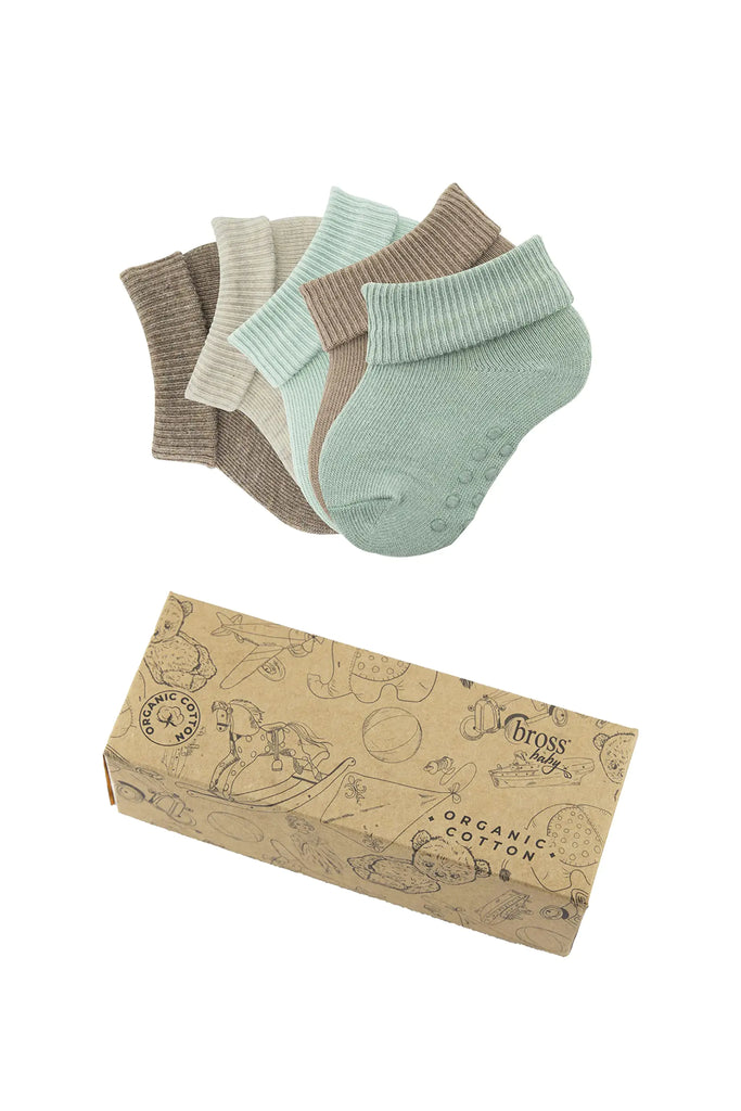 Socks for Baby - Organic Cotton Crew Socks in assorted colors
