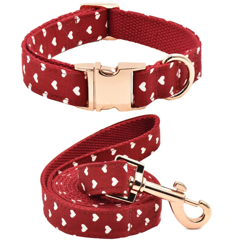 Bubblepup Dog Collar and Leash Set Comfortable Puppy Dog Collars Adjustable Dog Collars for Small Medium Large Dogs