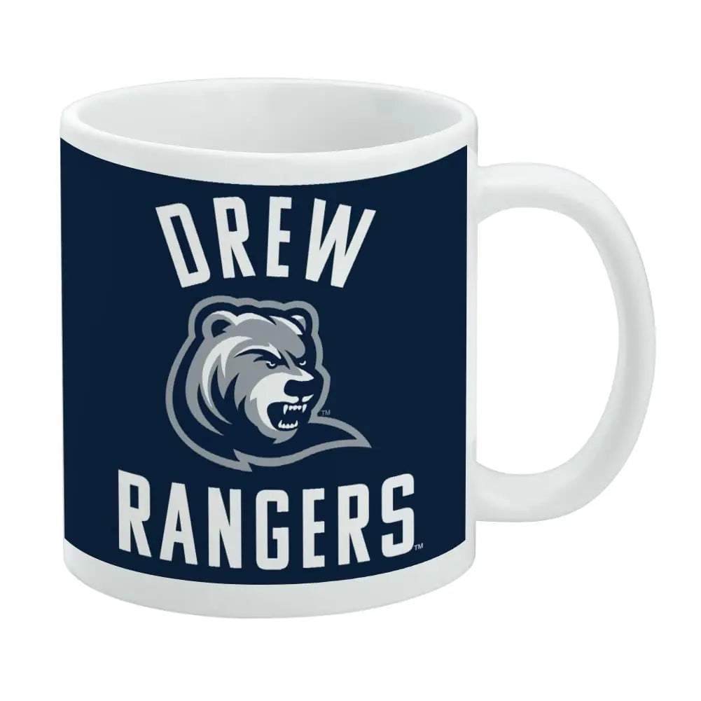 Drew University Rangers Logo Ceramic Coffee Mug Novelty Gift Mugs for Coffee Tea and Hot Drinks 11oz White