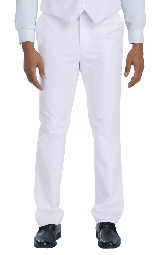Amyox Mens Dress Pants Slim Fit Stretch Flat Front Men Work Pant Casual White Suit Pants for Men Golf Prom Tuxedo Pant for Men 3XL