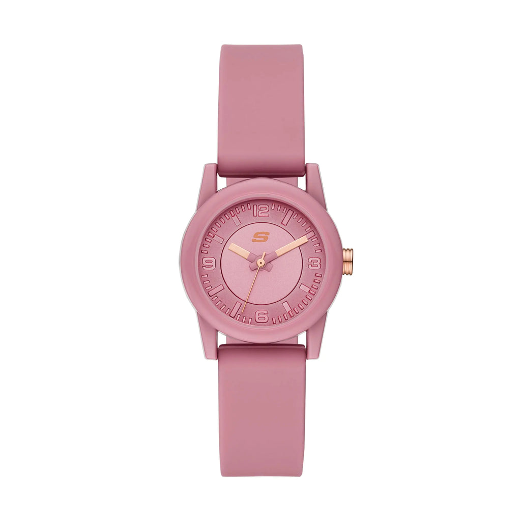 Skechers Womens Rosencrans Mini Quartz Three-Hand Watch Color: Rose Pink (Model: SR6201)