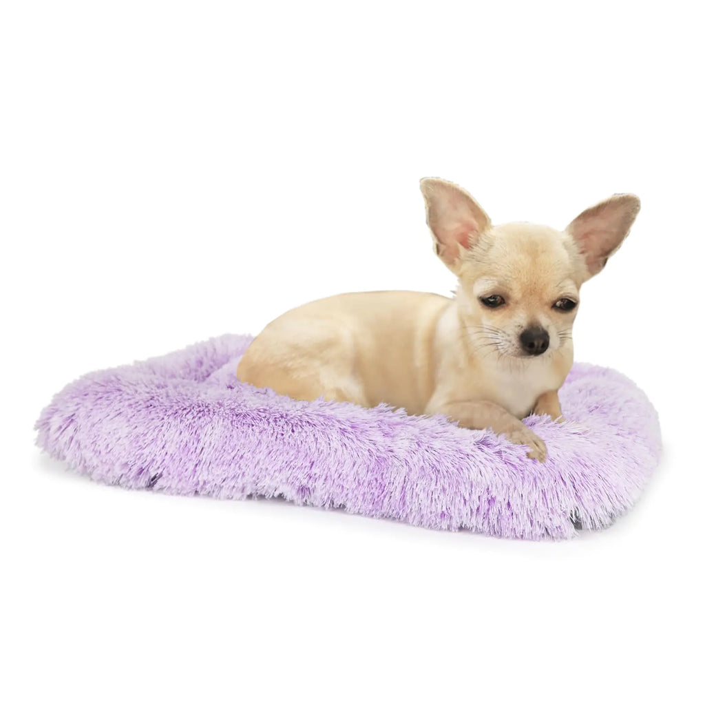 Small Dog Bed for Crate 22 x 13 Washable Orthopedic Dog Kennel Beds for Crates 22 Inch Fluffy
