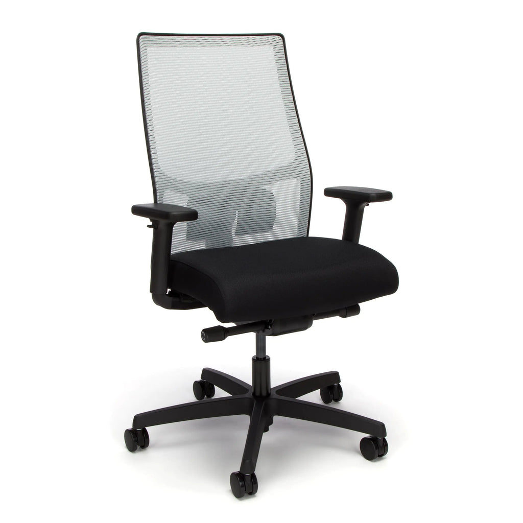 HON Ignition 2.0 Ergonomic Office Chair- Tilt Recline and Swivel Wheels Home Desk Chairs Executive Comfortable for Long Hours & Task Work