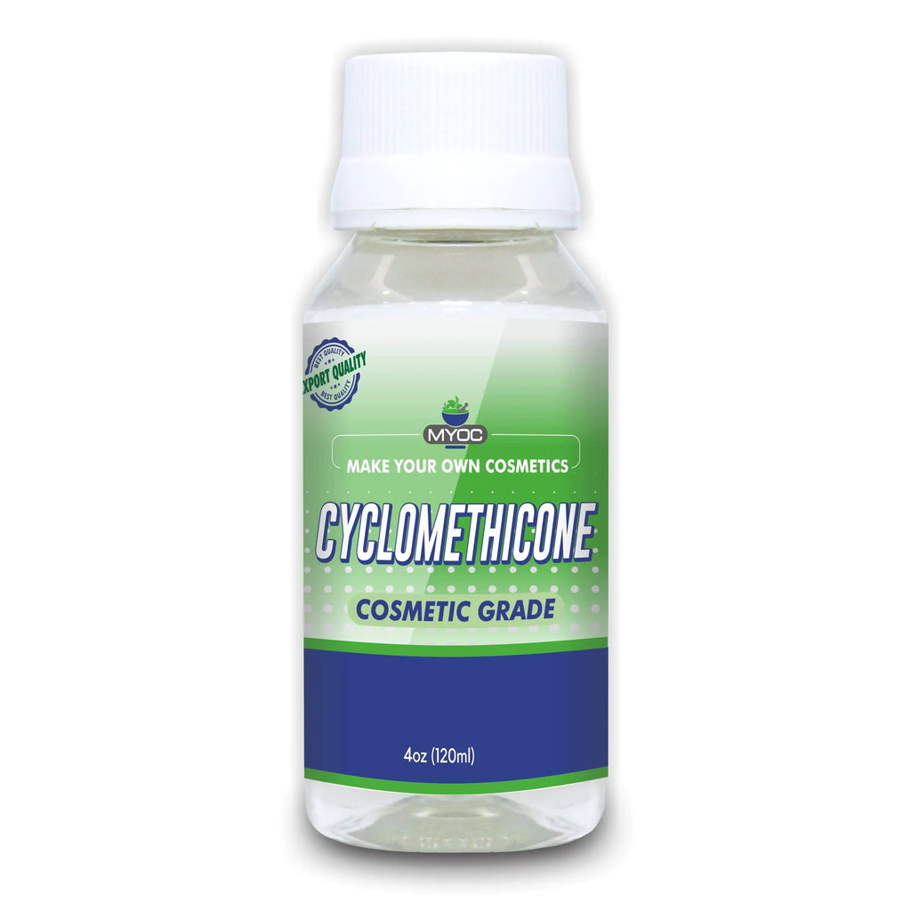 MYOC Cyclomethicone Liquid-4.06 FlOz/120ml Cyclomethicone Cosmetic Grade Cyclomethicone for Hair Serum Cyclomethicone for Skin Cyclomethicone Making Cosmetic