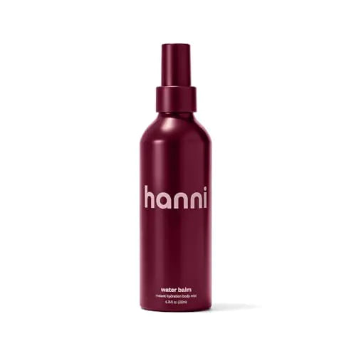 Hyaluronic acid cream weightless hydrating body mist in spray bottle