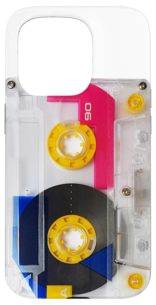 iPhone 15 Pro Vintage Cassette Tape Retro 80s 90s Music Mixtape Case