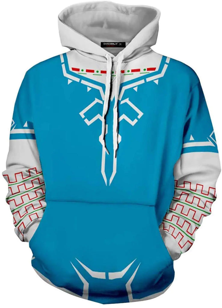 Mens Hoodies Sweatshirt 3D Print Fashion Pullover Hooded Tops for Adults XL