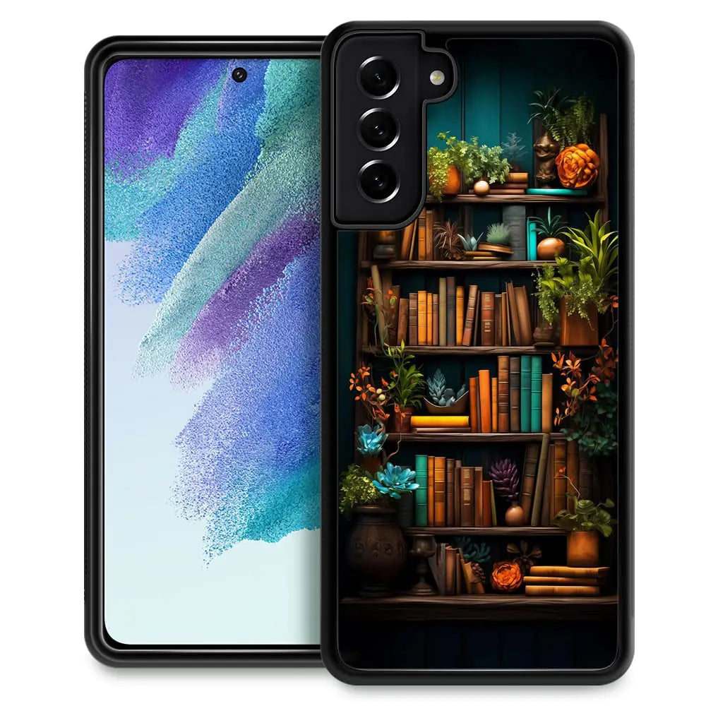 SEized Case Compatible with for Samsung Galaxy S22 PlusPlants Books Phone Case Dustproof Shockproof Protective Case for Samsung Galaxy S22 Plus