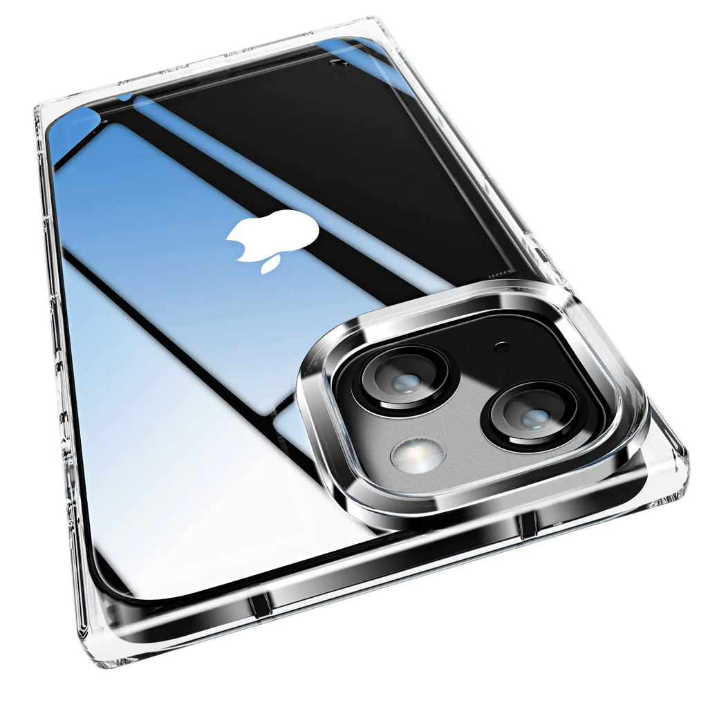 Jmltech iPhone 14 Plus Case Clear Silicone Soft Flexible Thin Slim Protective Shockproof Phone Case Women Men Girl Cute Chic Cover for iPhone 14 Plus Transparent