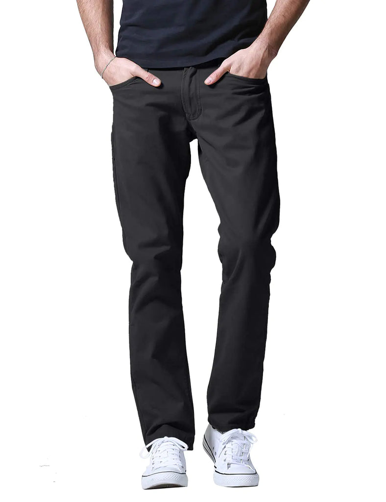 Match Mens Classic Straight Leg Chinos Pants #8139(Gray2XL/36)