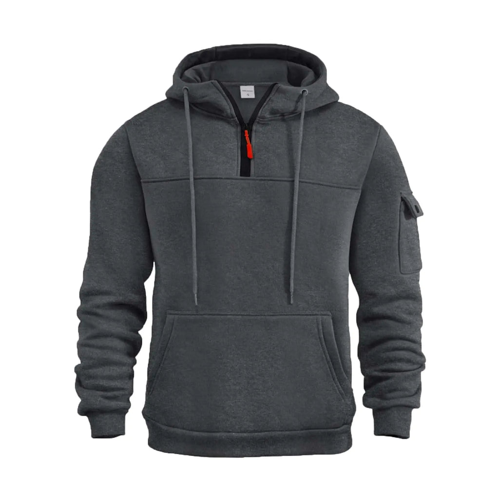SHAOBGE Early Deals 2024 Camo Hoodie Men Hoodies For Men Y2K MenS Hoodies Quarter Zip Pullover Vintage Workout Running Active Hoodies With Pockets Sweatshirt 1-Dark Gray Xx-Large
